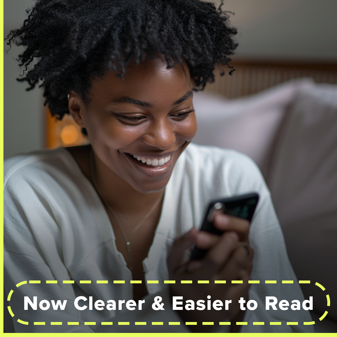 Now Clearer & Easier to Read